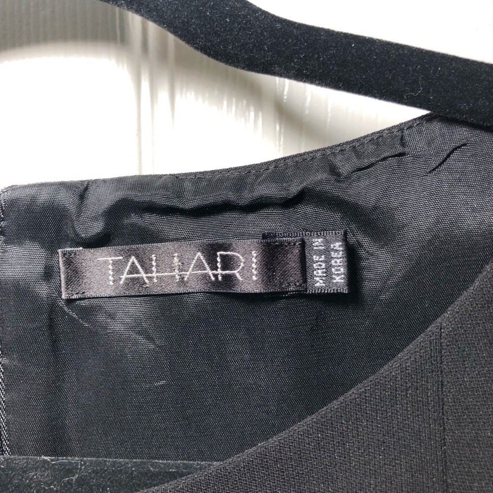 Vintage Black Tahari Classics Tera Dress Size 10 (Fit 6) - Picture 5 of 10